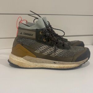 Adidas Terrex Women’s Hiking Shoes - Green and Tan